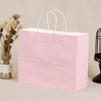 Vente directe d'usine, sacs en papier kraft classiques pour l'impression sérigraphique, pour l'emballage de vêtements et d'aliments, recyclables
