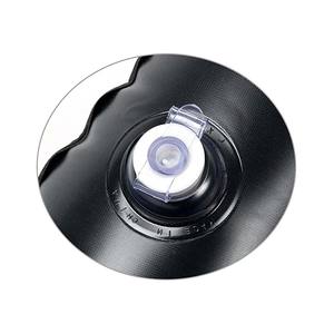 Cama de aire inflable de un solo tamaño, 191x99x25, con flocado superior, de PVC ecológico, tamaño queen, color negro - Product Image 3