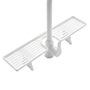 Égouttoir à vaisselle pour robinet avec support, design moderne, organisateur de vaisselle de cuisine, étagère de rangement empilable - Product Image 1