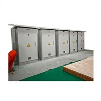 Armoire de distribution secondaire IP54 d'usine CFD 380V 200A, appareillage basse tension en acier au carbone avec serrure intelligente, finition RAL7035 en poudre
