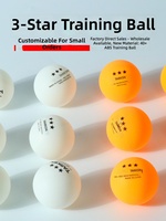 Vente directe - Table de ping-pong professionnelle trois étoiles pour l'entraînement, la compétition, l'école, la salle de sport - Nouveau ABS40+ haute élasticité, légère