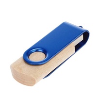 Clé USB pivotante en bois personnalisée en gros 8 Go 16 Go 32 Go 64 Go 128 Go Clé USB 2.0 3.0 Clé mémoire Cadeau promotionnel
