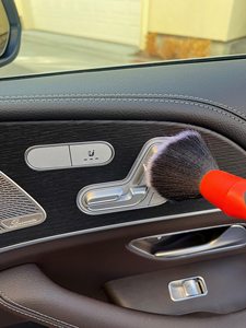 Set di spazzole per dettagli per Auto, Kit di pennelli per dettagli per capelli morbidi per cruscotto interno, ruote, presa d'aria e <span class=keywords><strong>pelle</strong></span> del sedile - Product Image 6
