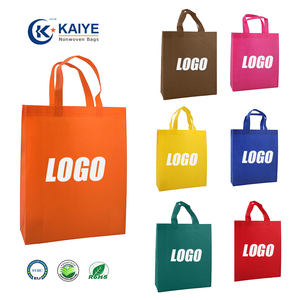 Sacs fourre-tout non tissés personnalisés à prix de gros, sacs de courses écologiques vierges, sacs non tissés avec logo - Product Image 1