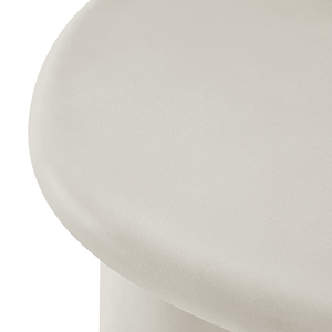 Ánh Sáng Sang Trọng Vòng Bàn Cà Phê Bằng Gỗ Màu Trắng Cà Phê Trung Tâm Bảng Đặt Cho Phòng Khách - Product Image 3