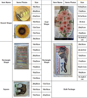Piatto Decorativo in Vetro Rotondo per Decoupage