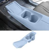 Accessoires intérieurs BYD 2025 – Tapis de console centrale en silicone 3-en-1 avec chargeur sans fil et couvercle de porte-gobelet pour BYD Seagull