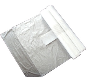 Sac en plastique transparent HDPE 20x30cm sur rouleau avec clip et lien, recyclable pour les supermarchés et les expositions - Product Image 2