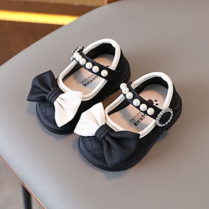 Nouvelles bottes pour bébés et enfants, version occidentale, noires et colorées, pour filles - Product Image 2