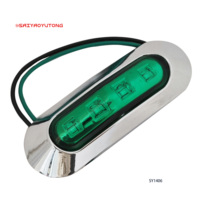 Offres Spéciales IP65 LED feu de position latéral 3/4 \ "étanche rond remorque voyant d'avertissement pour voitures camions nouveaux accessoires de lumière de voiture