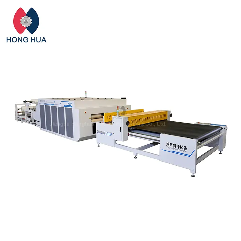 Maximum Temperature 250 Thermal Insulation Glass Wool + Aluminum Foil Flatbed Glass Fiber Laminating Machine