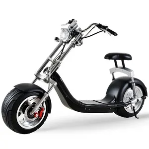 新示例60V/1000W电池Citycoco 40千米/h速度2轮摩托车电动滑板车