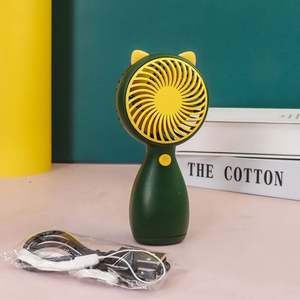 Ventilador de Mano Portátil Mini de Alta Calidad de 250 mAh con Forma de Gatito para Marketing, Regalo Promocional Pequeño para Clientes/Invitados/Empresas - Product Image 3