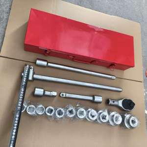 Jeu de clés à douilles à chocs robustes 21 pièces 3/4'' pour mécaniciens automobiles, outils multifonctionnels - Product Image 4