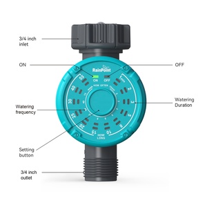 Rainpoint Programmable Irrigation Eau Minuterie Brumisation Pulvérisation <span class=keywords><strong>Jardin</strong></span> <span class=keywords><strong>Arrosage</strong></span> Jusqu'à tp 144 Plans - Product Image 4