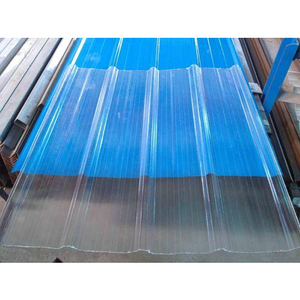 Panel de pared corrugado FRP de 1,5mm y 2mm de espesor, hoja compuesta de fibra de vidrio, anticorrosión, longitud personalizable, tragaluz - Product Image 5