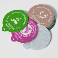 Film d'étanchéité en aluminium imprimé sur mesure pour les gobelets en plastique PP pour yaourt et café, film de lamination pour emballages alimentaires
