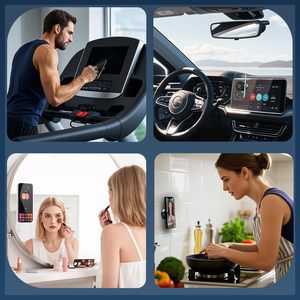 360 support de téléphone magnétique sous vide réglable mains libres ventouse magnétique support de téléphone supports de téléphone pour votre tableau de bord de voiture - Product Image 5