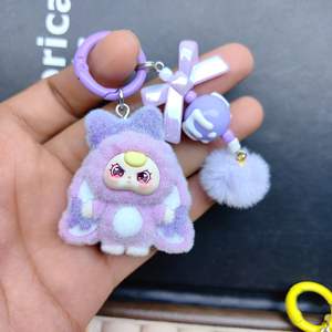 Nuevo Llavero de Nudo con Diseño de Mariposa 3D de Peluche, Ecológico, con Estampado de Serigrafía, para Bebés y Niñas de Tres Años, con Gráficos de Dibujos Animados Lindos - Product Image 2