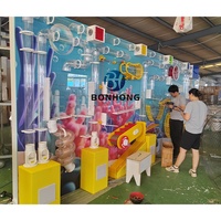Bonhong, alta calidad, patio interior, tubo de aire, juego de tuberías, Sala sensorial, juego de pelota para niños