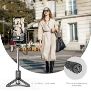 간단한 유연한 360 휴대용 카메라 삼각대 여행 확장 휴대 전화 Selfie 스틱 Luz 안정제 짐벌 전화 삼각대