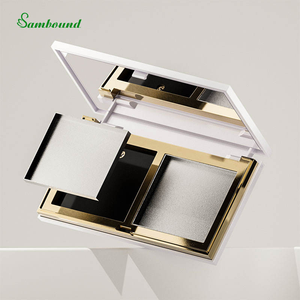 Palette de poudre ABS remplaçable, boîte en aluminium magnétique, palette d'ombres à paupières personnalisée, boîte carrée pour cosmétiques - Product Image 4