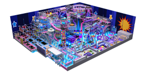 Les fabricants fabriquent des équipements de jeux intérieurs bon marché pour parc intérieur d'enfants avec toboggan et fosse à balles - Product Image 6