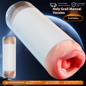 Juguetes Masturbadores Masculinos de Silicona Automáticos con Copa de Avión de Doble Cabeza y Control Inteligente Personalizado de Fábrica para Simulación de Sexo Oral - Product Image 2