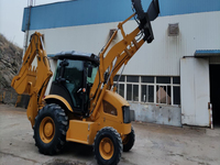 SBH388T Backhoe Loader dengan Bucket Loader 1.0 Cbm dan Bucket Backhoe 0.3 Cbm untuk Konstruksi dan Pertanian