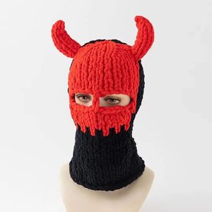 <span class=keywords><strong>Gorro</strong></span> <span class=keywords><strong>de</strong></span> punto <span class=keywords><strong>de</strong></span> alta calidad con logo personalizado, <span class=keywords><strong>gorro</strong></span> <span class=keywords><strong>de</strong></span> balaclava con cuernos, gorros <span class=keywords><strong>de</strong></span> mascarada, divertidos cuernos, accesorios para la cabeza para fiestas. - Product Image 4