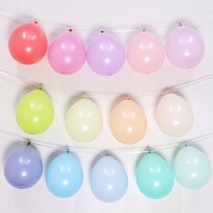 100pcs 10inch Macaron màu đám cưới sinh nhật bên bố trí Latex pastel bóng bay màu rắn bóng bay cao su pastel Quà Tặng cầu vồng - Product Image 4