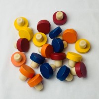 Bouchons en liège en forme de T écologiques pour bouteilles de spiritueux, service d'impression de logo entièrement personnalisé