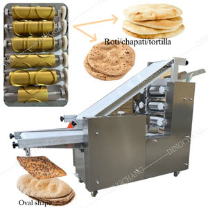 Machine de fabrication de pain pita arabe de haute qualité Machine de presse de tortilla à farine de blé algérien Machine à pain plat à la maison - Product Image 5