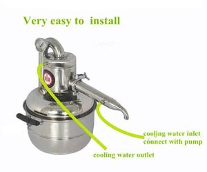 Destilador de Alcohol de 10L, Destilador de Whisky, Destilador de Agua Casero Pequeño, Máquina de Destilación de Rocío Puro, Destilador de Agua Esencial - Product Image 6