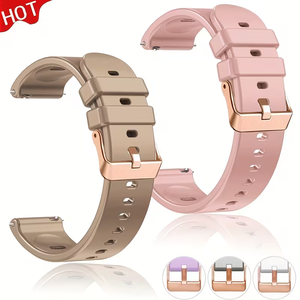 Correa de Reloj Inteligente de Silicona de 20 mm con Hebilla de Pasador, Correa de Reloj de Lujo/Moda para <span class=keywords><strong>Mujer</strong></span>, Repuesto para <span class=keywords><strong>Huawei</strong></span> <span class=keywords><strong>Watch</strong></span> <span class=keywords><strong>GT</strong></span> <span class=keywords><strong>3</strong></span> de 42 mm - Product Image 3