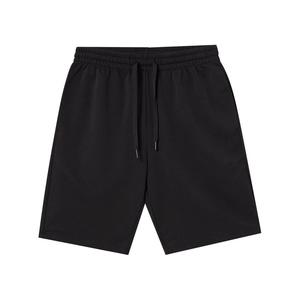 Short décontracté uni pour homme, tissage minimal, ourlet thermocollé, cordon de serrage intérieur dissimulé pour une esthétique moderne et soignée, service OEM - Product Image 2