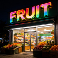 Letras LED Programables en 3D, Letrero con Canal RGB, Iluminación Personalizada, Letras Multicolores Cambiantes para Decoración Comercial