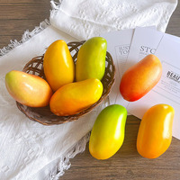 JIN PENG Foam Kunstmatige Mango Fruitset Realistisch Decoratief voor Thuis Keuken Feest Presentatie