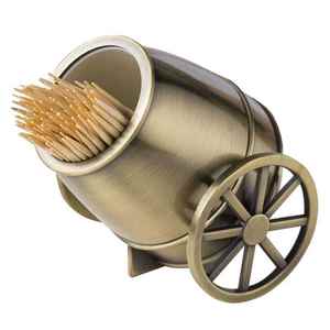 Pistolet Baril Porte-cure-dents Distributeur Mignon Boîte à cure-dents Unique Décoratif Maison <span class=keywords><strong>Cuisine</strong></span> Design Accessoires <span class=keywords><strong>Cadeau</strong></span> <span class=keywords><strong>Insolite</strong></span> - Product Image 6