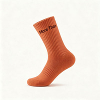Chaussettes personnalisées en gros, imprimées et brodées, avec votre logo, chaussettes décontractées pour hommes, chaussettes de sport promotionnelles