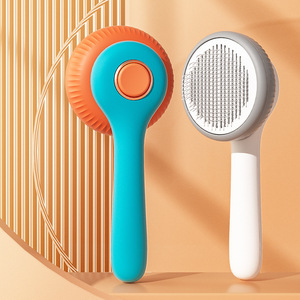 แปรงสแตนเลส ABS สำหรับแมวโดยเฉพาะ สำหรับกำจัดขนสัตว์เลี้ยง อุปกรณ์เสริมความงามและทำความสะอาดสำหรับอาบน้ำสัตว์เลี้ยง - Product Image 2