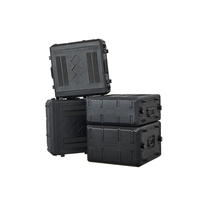 Le plus populaire 2U 4U 6U 8U Audio PE plastique Road Fly Rack Case U Box