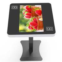 Mesa con pantalla táctil interactiva para restaurante, juego de café con pantalla táctil inteligente de 21,5 pulgadas