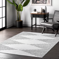 Lower-profile Pile Living Room Rugs Comfort Surface Cushioned Rug Pad for Hallway Kitchen Non Slip Carpet