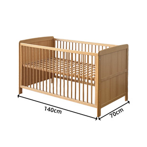 Mobili per Camera da <span class=keywords><strong>Letto</strong></span>, Lettino <span class=keywords><strong>Montessori</strong></span> per Bambini, Culla in Legno per Bambini 0-3 Anni - Product Image 6