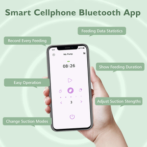 Meilleure vente Intelligent automatique sans Bpa <span class=keywords><strong>allaitement</strong></span> de haute qualité 180ml Super capacité sans fil tire-lait électrique - Product Image 3