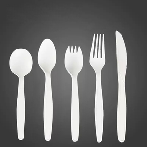 Nhiệm Vụ Nặng Nề Tái Sử Dụng Rõ Ràng PS Nhựa Dao Kéo Đặt Dùng Một Lần Bữa Ăn Tối Nĩa Dao Muỗng Cho Các Bên Và Nhiệm Vụ Nặng Nề Plasticware - Product Image 6