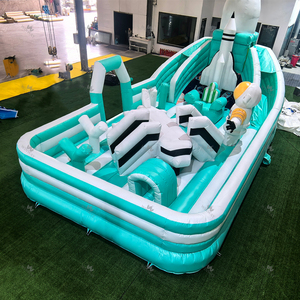Château gonflable spatial Factory Rocket, parc gonflable spatial, parcours d'obstacles gonflable pour enfants, pour location commerciale en extérieur - Product Image 3