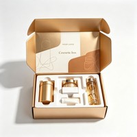 Boîte cosmétique en papier écologique personnalisée avec matériau recyclable, impression personnalisée et insert pour flacon pour produits de soin de la peau