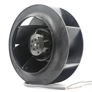 Ventilateur centrifuge EC K-EC225-R230-29 225 mm 230 V CA 2950 tr/min 168 W IP55 à pales courbées vers l'arrière pour CVC, souffleur d'air OEM à roulement à billes - Product Image 1